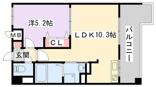 Mプラザ香里六番館の物件間取画像